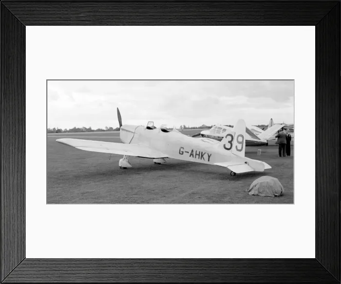 Framed Print : Miles M. 18 Mk. 2 G-AHKY Framed Print : Miles M. 18 Mk. 2 G-AHKY