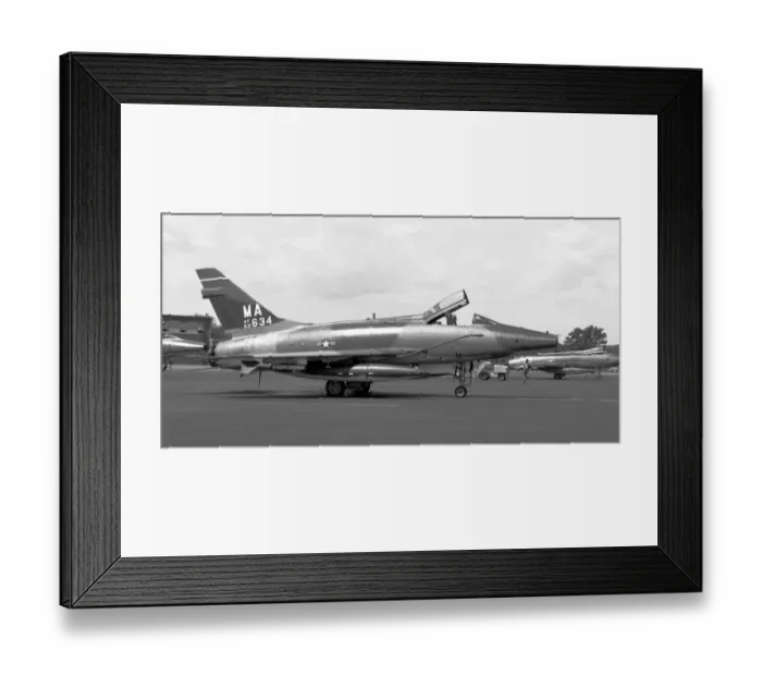 Framed Print : North American F-100D-25-NA Super Sabre 55-3634 Framed Print : North American F-100D-25-NA Super Sabre 55-3634