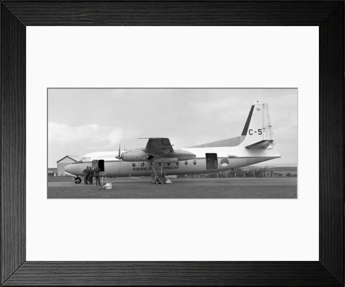 Framed Print : Fokker F. 27 Troopship C-5