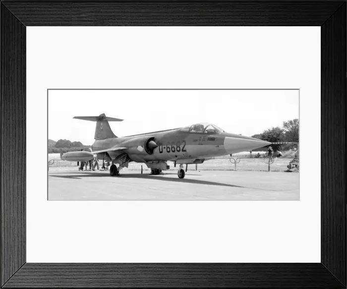 Framed Print : Lockheed F-104G Starfighter D-6682 Framed Print : Lockheed F-104G Starfighter D-6682