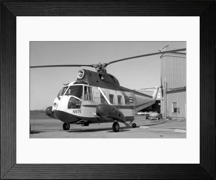 Framed Print : Sikorsky S-62A N975 Framed Print : Sikorsky S-62A N975