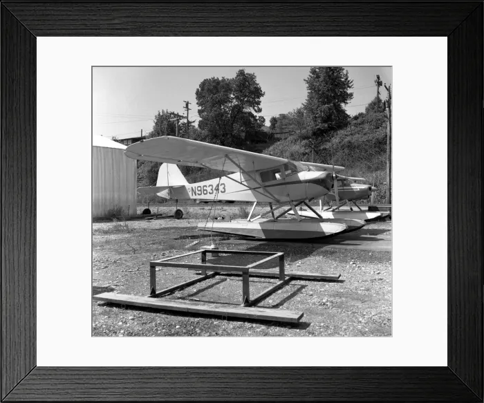 Framed Print : Taylorcraft B floatplane N96343 Framed Print : Taylorcraft B floatplane N96343