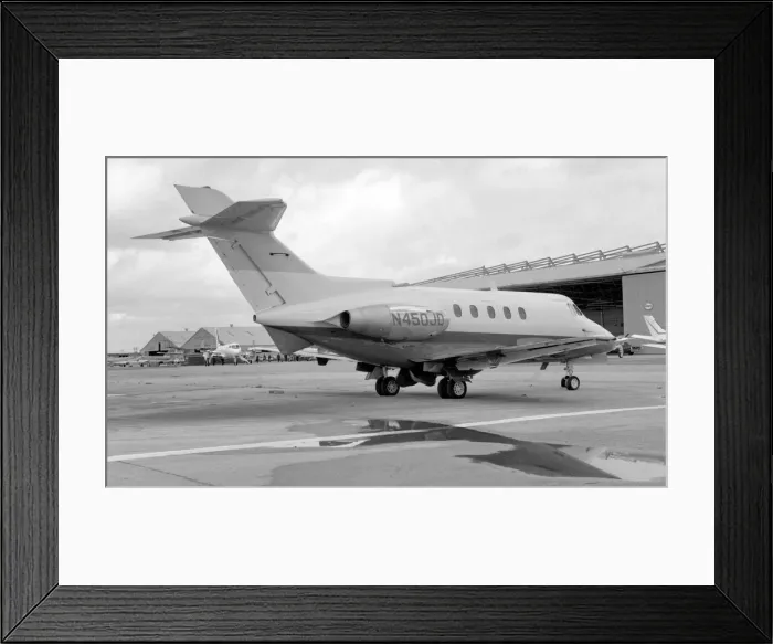 Framed Print : Hawker Siddeley HS-125 N450JD Framed Print : Hawker Siddeley HS-125 N450JD