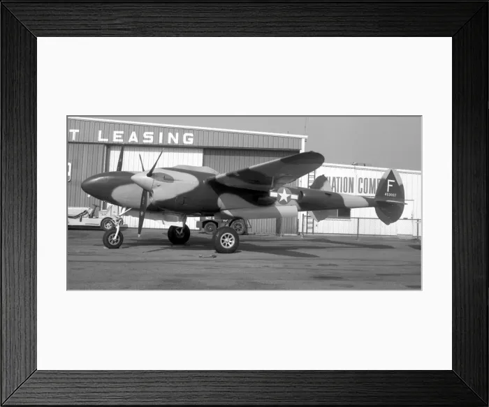 Framed Print : Lockheed P-38M Lightning N7TF Framed Print : Lockheed P-38M Lightning N7TF