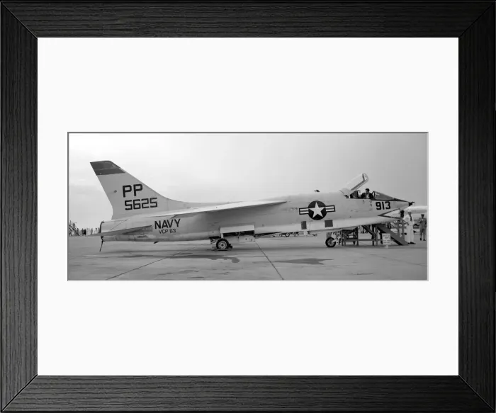 Framed Print : Vought F8U-1P Crusader 145625 Framed Print : Vought F8U-1P Crusader 145625