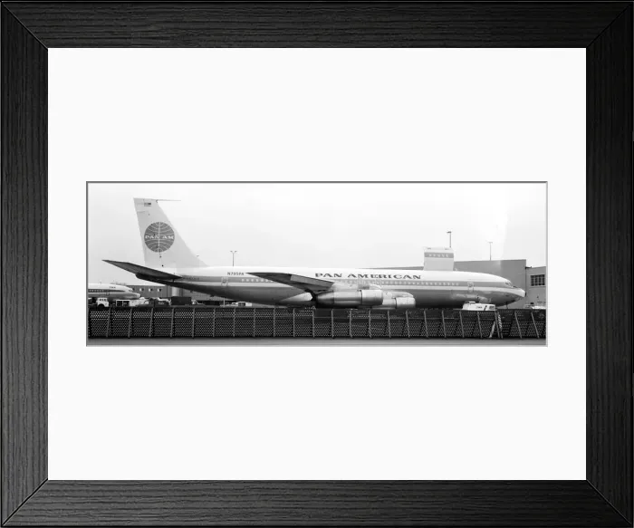 Framed Print : Boeing 707-321C N795PA Framed Print : Boeing 707-321C N795PA
