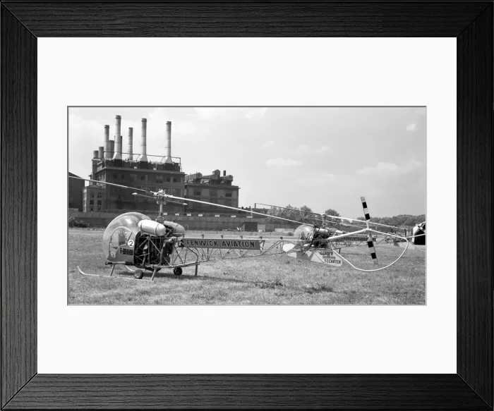 Framed Print : Agusta-Bell AB-47G-2 F-BHHB Framed Print : Agusta-Bell AB-47G-2 F-BHHB