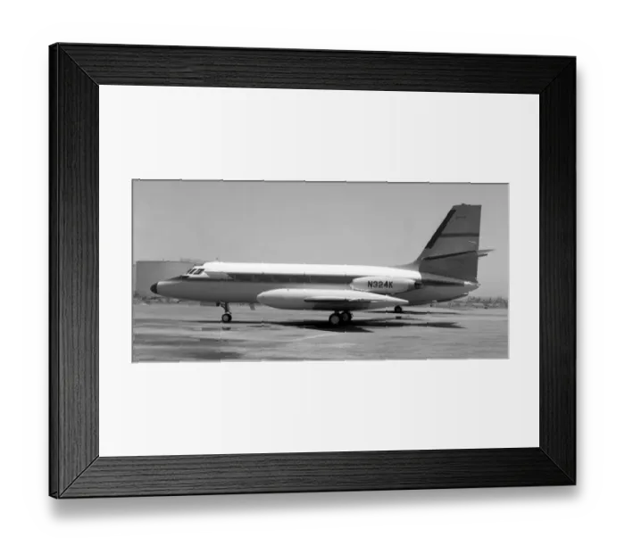 Framed Print : Lockheed L-1329 Jetstar 8 N324K Framed Print : Lockheed L-1329 Jetstar 8 N324K