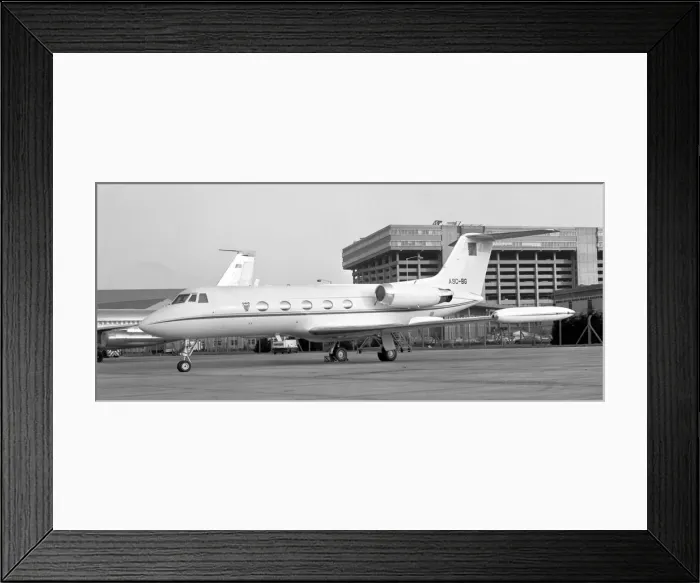 Framed Print : Grumman G-1159 Gulfstream II A9C-BG Framed Print : Grumman G-1159 Gulfstream II A9C-BG
