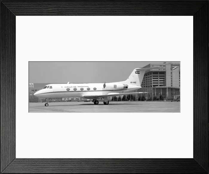 Framed Print : Grumman G-1159 Gulfstream II A6-HHZ Framed Print : Grumman G-1159 Gulfstream II A6-HHZ