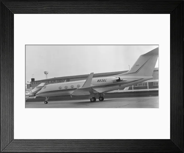 Framed Print : Gulfstream III N83AL Framed Print : Gulfstream III N83AL