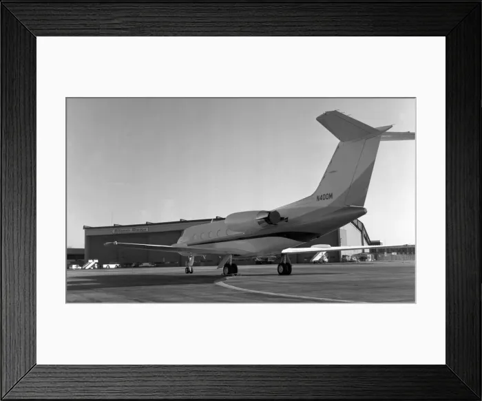 Framed Print : Grumman G-1159 Gulfstream II N400M