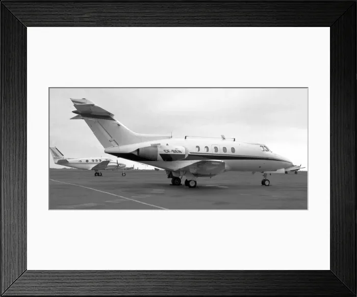 Framed Print : Hawker-Siddeley HS-125-1A CF-SEN Framed Print : Hawker-Siddeley HS-125-1A CF-SEN