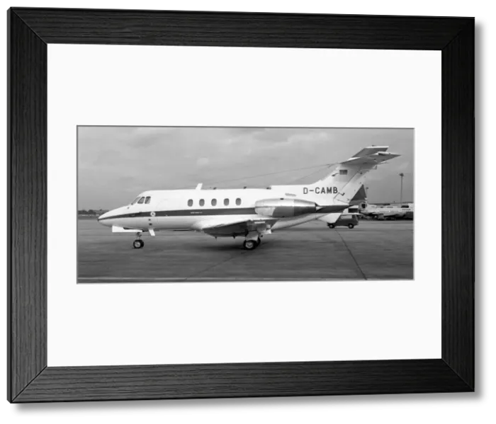 Framed Print : Hawker-Siddeley HS-125-3B D-CAMB Framed Print : Hawker-Siddeley HS-125-3B D-CAMB