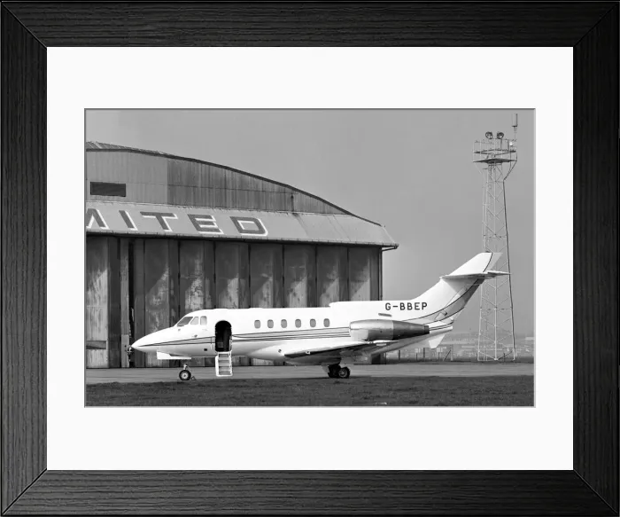 Framed Print : British Aerospace HS-125-600B G-BBEP Framed Print : British Aerospace HS-125-600B G-BBEP