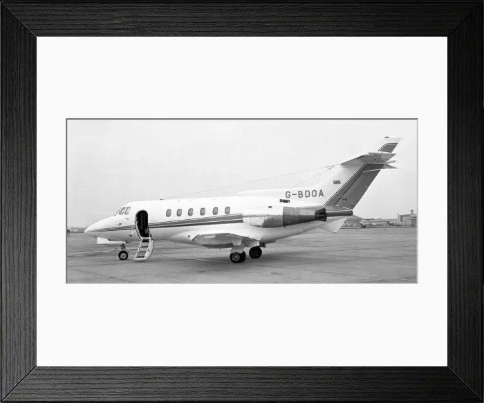 Framed Print : British Aerospace 125-600B G-BDOA Framed Print : British Aerospace 125-600B G-BDOA