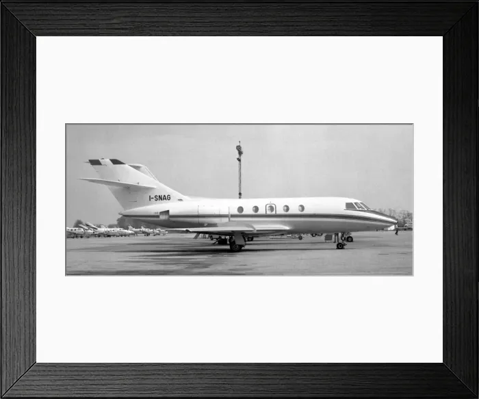 Framed Print : Dassault Falcon 20E-5 I-SNAG Framed Print : Dassault Falcon 20E-5 I-SNAG