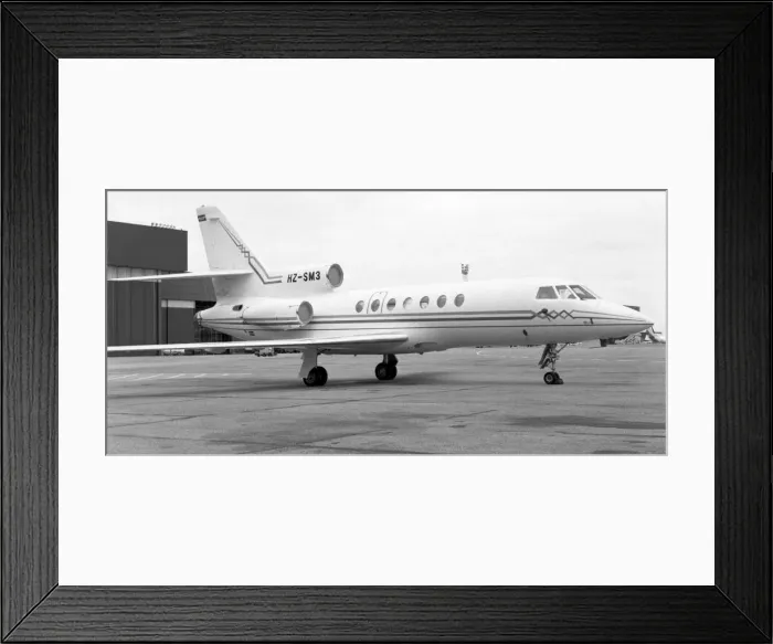 Framed Print : Dassault Falcon 50 HZ-SM3 Framed Print : Dassault Falcon 50 HZ-SM3
