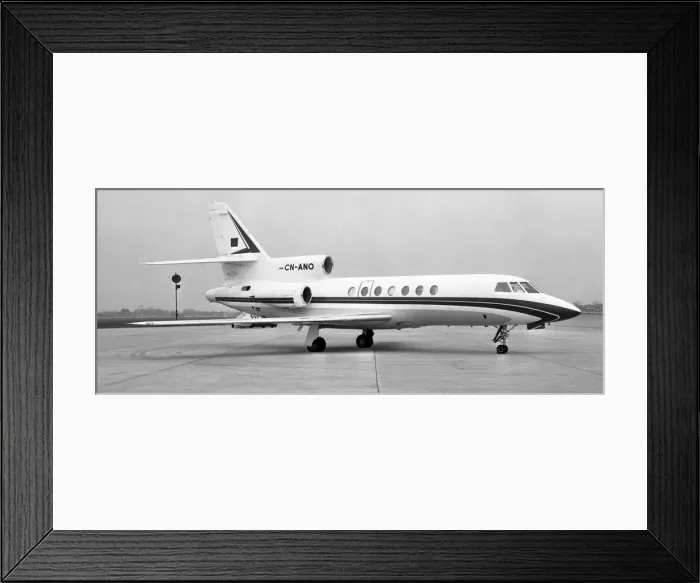 Framed Print : Dassault Falcon 50 CN-ANO Framed Print : Dassault Falcon 50 CN-ANO