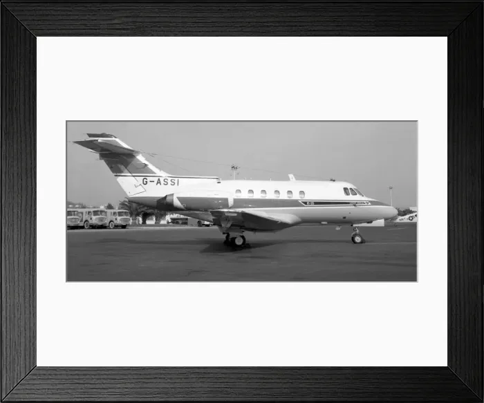 Framed Print : Hawker Siddeley HS-125-1 G-ASSI Framed Print : Hawker Siddeley HS-125-1 G-ASSI
