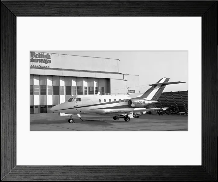 Framed Print : Hawker Siddeley HS-125-1 - 522 G-ASSM Framed Print : Hawker Siddeley HS-125-1 - 522 G-ASSM