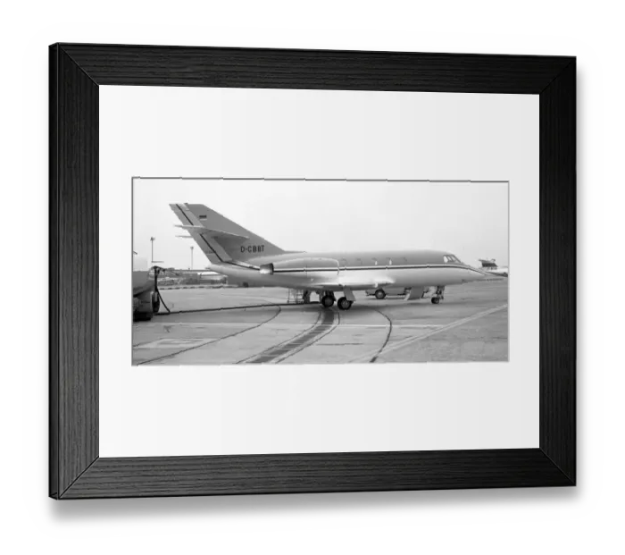 Framed Print : Dassault Falcon 20C D-CBBT