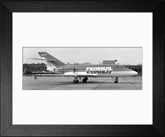Framed Print : Dassault Falcon 20DC N23FE Framed Print : Dassault Falcon 20DC N23FE
