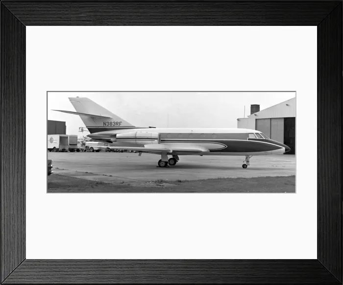 Framed Print : Dassault Falcon 20C N383RF Framed Print : Dassault Falcon 20C N383RF