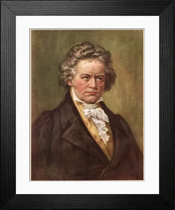 Framed Print : Ludwig Van Beethoven (1770 - 1827), German composer and pianist Framed Print : Ludwig Van Beethoven (1770 - 1827), German composer and pianist