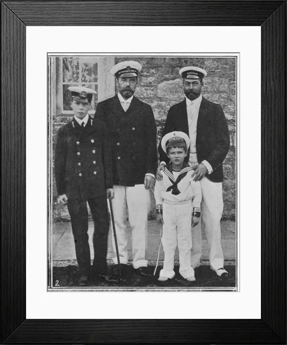 Framed Print : King George V and Tsar Nicholas II Framed Print : King George V and Tsar Nicholas II