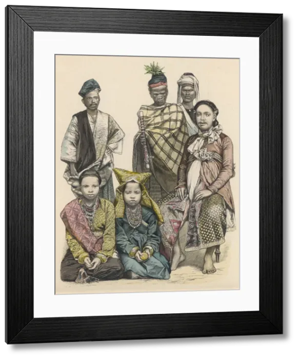 Framed Print : People of Celebes and Sumatra Framed Print : People of Celebes and Sumatra