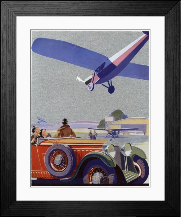 Framed Print : FLIGHT  /  AIRFIELD