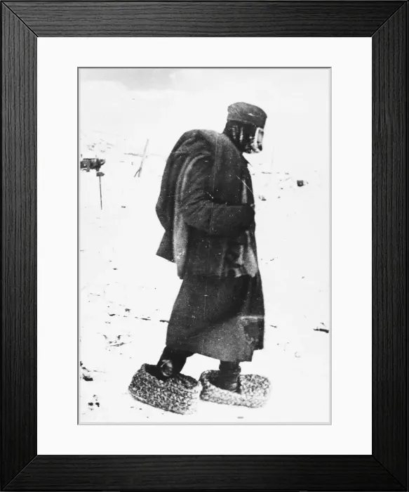 Framed Print : GERMAN STRAW BOOTS