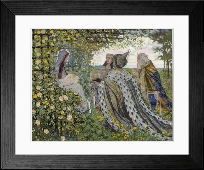 Framed Print : NATIVITY  /  MAGI  /  STRATHMANN
