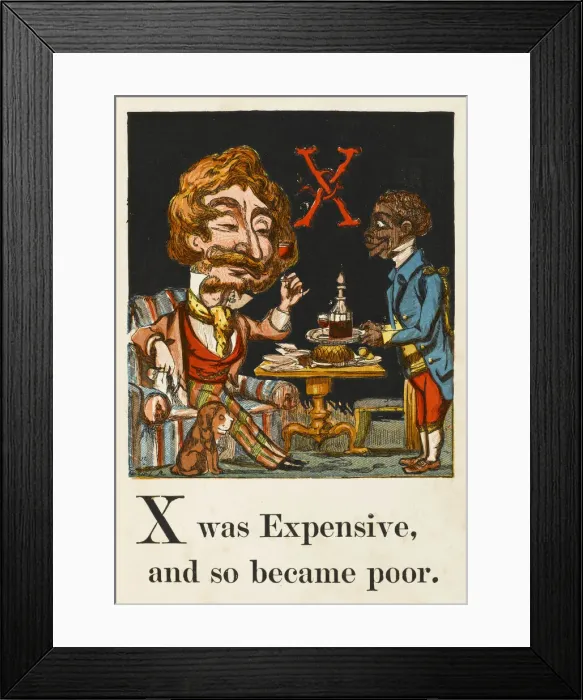 Framed Print : ALPHABET  /  X FOR EXPENSIVE