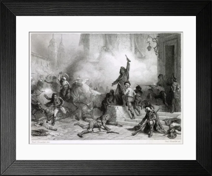 Framed Print : Insurrectionists active in Madrid against occupying French forces Framed Print : Insurrectionists active in Madrid against occupying French forces