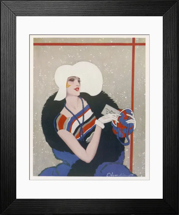 Framed Print : RECEIVING A LETTER Framed Print : RECEIVING A LETTER