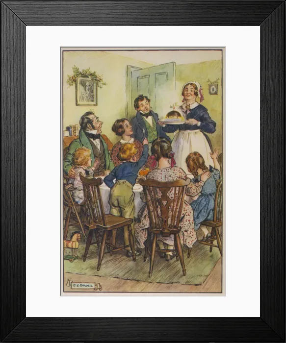 Framed Print : CHRISTMAS DINNER Framed Print : CHRISTMAS DINNER