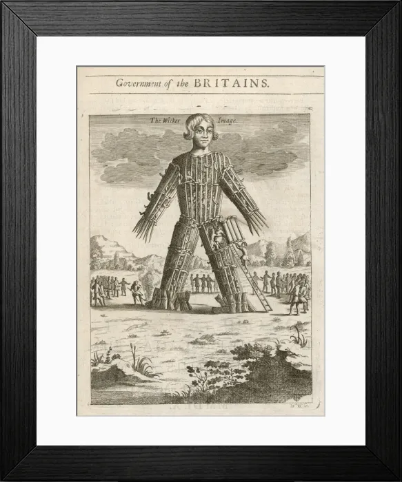 Framed Print : WICKER MAN (1) Framed Print : WICKER MAN (1)