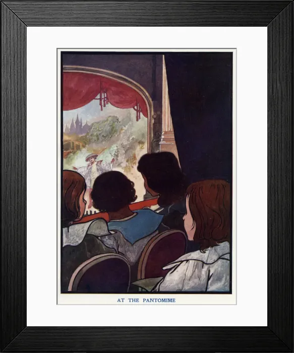 Framed Print : At the pantomime by Charles Robinson Framed Print : At the pantomime by Charles Robinson