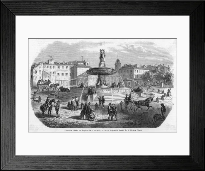 Framed Print : FRANCE / AIX EN PROVENCE Framed Print : FRANCE / AIX EN PROVENCE