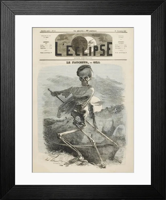 Framed Print : DEATH WITH SCYTHE Framed Print : DEATH WITH SCYTHE
