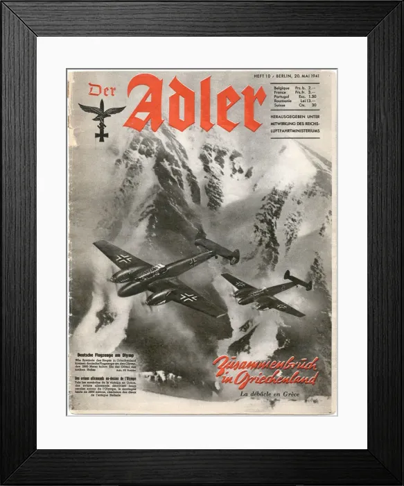 Framed Print : WW2 / AIR OPS / GREECE 1941 Framed Print : WW2 / AIR OPS / GREECE 1941