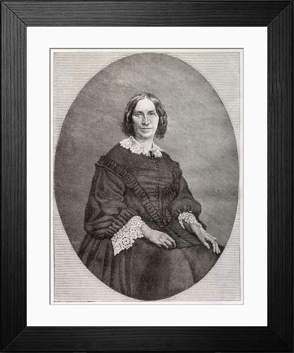 Framed Print : CHARLOTTE EMBDEN Sister of Heinrich Heine, German poet and critic Framed Print : CHARLOTTE EMBDEN Sister of Heinrich Heine, German poet and critic