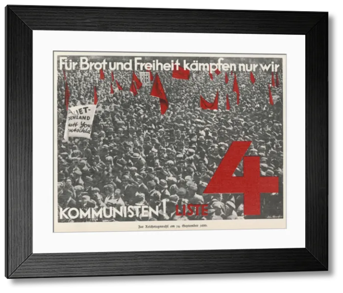 Framed Print : GERMAN POSTER 1930 Framed Print : GERMAN POSTER 1930