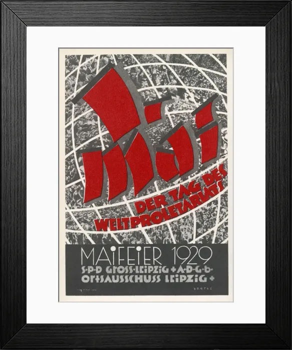 Framed Print : GERMAN POSTER 1929 Framed Print : GERMAN POSTER 1929