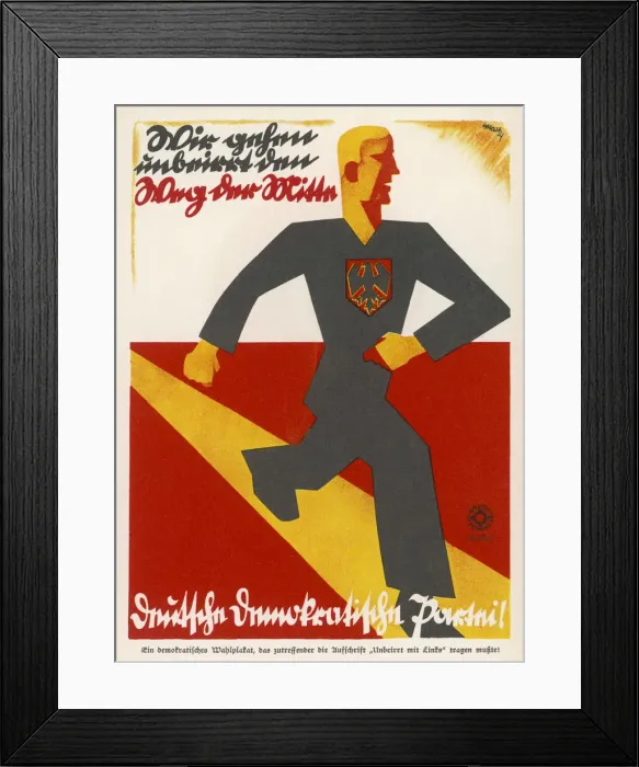 Framed Print : GERMAN POSTER 1924 Framed Print : GERMAN POSTER 1924