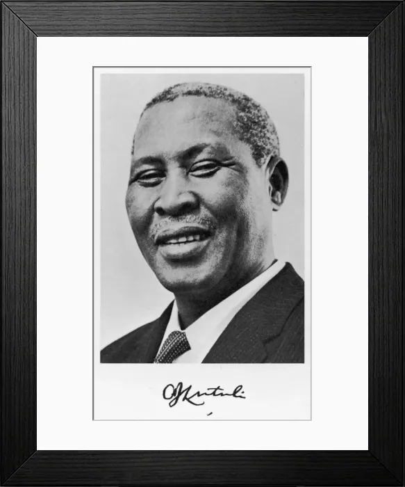 Framed Print : LUTHULI / ALBERT / NOBEL 61 Framed Print : LUTHULI / ALBERT / NOBEL 61