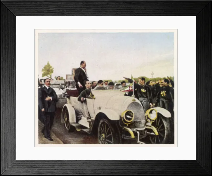 Framed Print : MUSSOLINI / ROME SPEECH / 22 Framed Print : MUSSOLINI / ROME SPEECH / 22