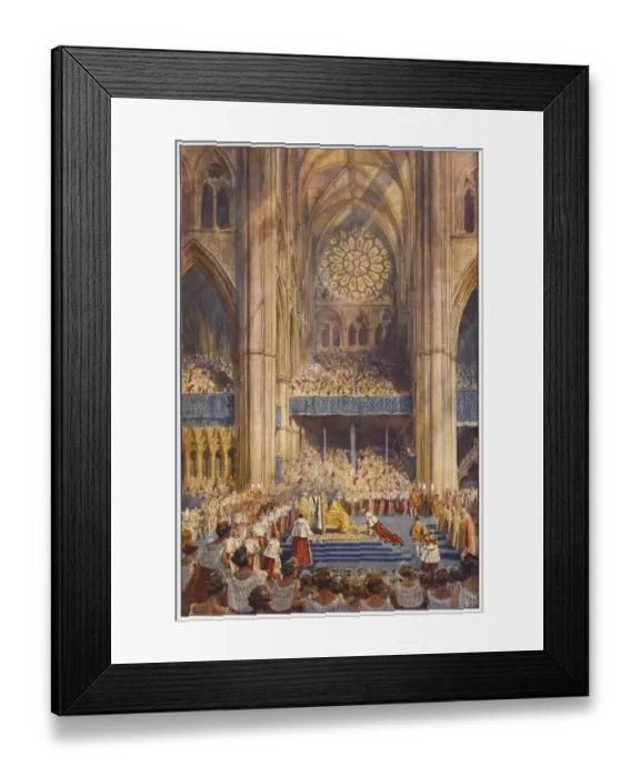 Framed Print : GEORGE VI CORONATION Framed Print : GEORGE VI CORONATION